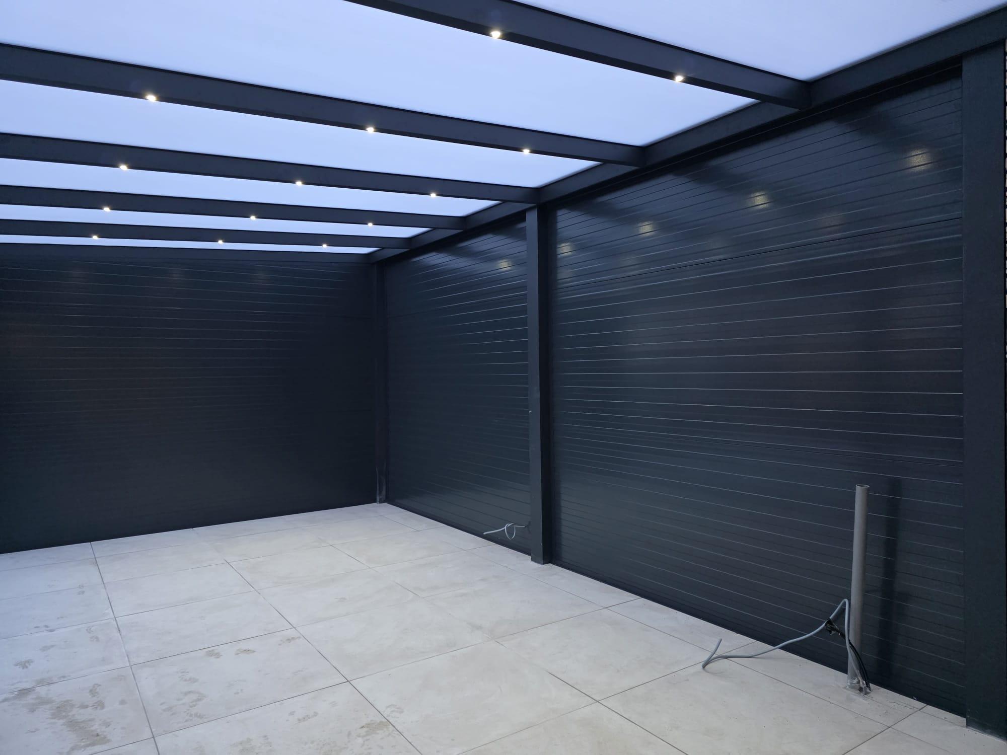 Veranda met moderne uitstraling